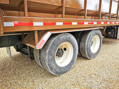 Truck Mounted Wood Chip Container and Blower