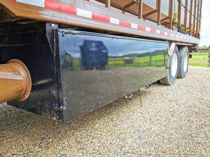 Truck Mounted Wood Chip Container and Blower