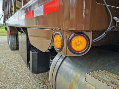 Truck Mounted Wood Chip Container and Blower